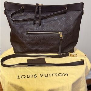 Louis Vuitton Dark Brown Monogram Empreinte Bag